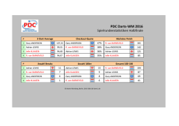 PDC Darts-WM 2016_Statistiken_Halbfinale