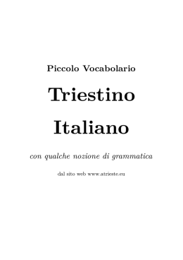 Triestino Italiano - aTrieste - un logo per la mente, no solo una cità