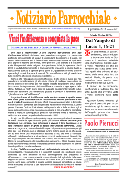 1 gennaio 2016 - Parrocchia Montecchio