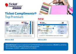 Ticket Compliments® Top Premium