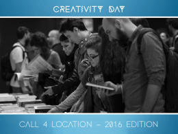 Scarica info - Creativity Day 2015