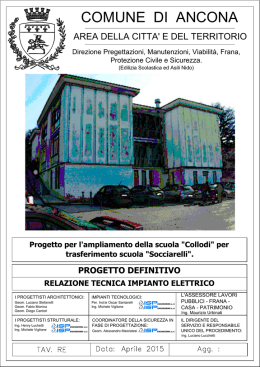 30 RELAZIONE TECNICA IMPIANTO ELETTRICO 29.12.2015