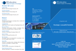 Scarica il programma - Istituto Europeo di Oncologia