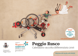 Poggio Rusco - Ecocalendario 2016