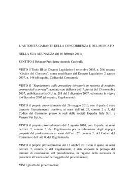 Bollettino 37/1999 - Autorità Garante della Concorrenza e del Mercato
