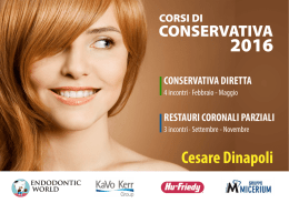 Corsi di Conservativa Cesare Dinapoli. Data
