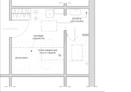tavolo pieghevole (con 6 cassetti) lavatrice sotto lavabo divano letto