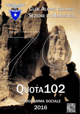 QUOTA102 - CAI Marostica e Sandrigo