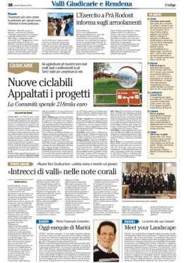 L`esercito a Pr&agrave; Rodont informa sugli arruolamenti