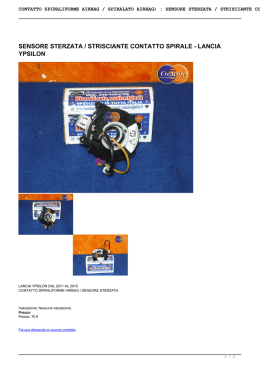 sensore sterzata / strisciante contatto spirale