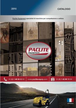 CATALOGO - PACLITE Equipment
