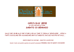 OPEN DAY 2016 - Country Time Club