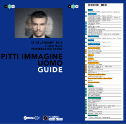 PITTI IMMAGINE UOMO GUIDE