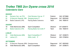 Trofeo TMS 2cv Dyane cross 2016 Calendario