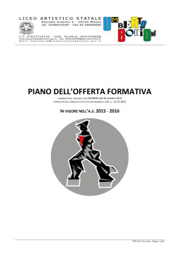 Pof - Liceo Artistico Boccioni
