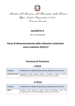 Allegato A al DDG n.1 - Liceo Artistico di Tivoli – Roma
