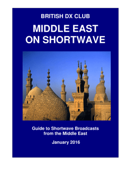 Middle East on Shortwave - by country