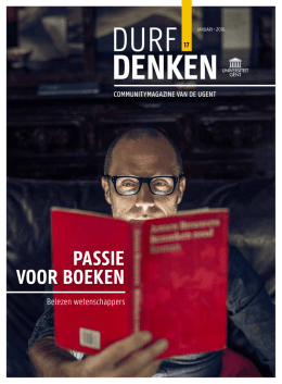 PASSIE VOOR BOEKEN - Universiteit Gent