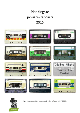 Plandingske januari - februari 2015