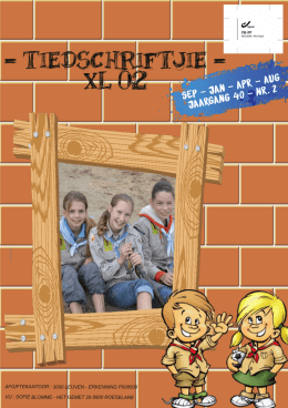 TIEDSCHRIFTJIE XL 02 - Scouting Roeselare