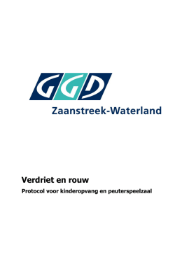 Verdriet en rouw - GGD Zaanstreek Waterland