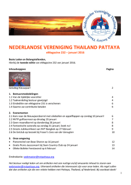 Lees verder - Nederlandse Vereniging Thailand Pattaya