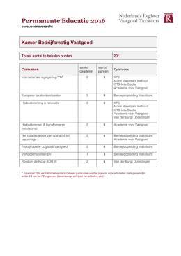 160105 PE-cursusoverzicht NRVT 2016