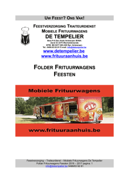 Folder frituurwagen 2016