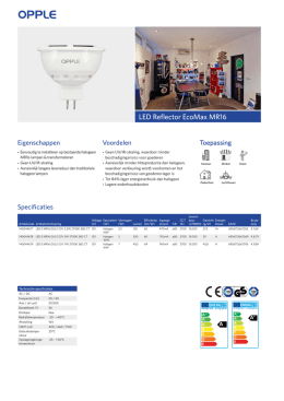 LED Reflector EcoMax MR16