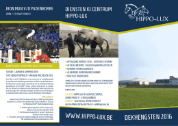 Klik hier voor onze folder - Hippo-lux