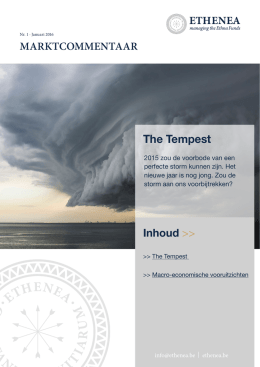 Marktcommentaar: The Tempest