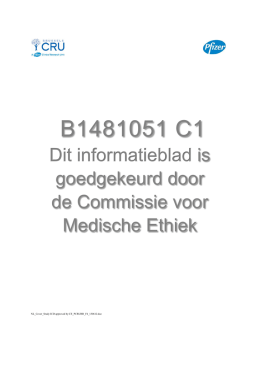 B1481051 C1 - Brussels Clinical Research Unit