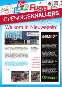 Openings knallers Fugo Nieuwegein