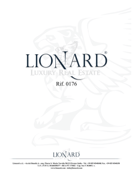 Lionard: Luxe Villa`s Te Koop In Italië