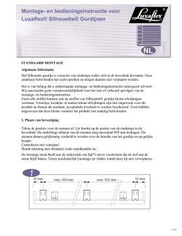 Luxaflex® Silhouette® Gordijnen Montage Instructies