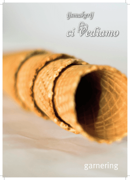 garnering assortiment - IJsmakerij ci Vediamo