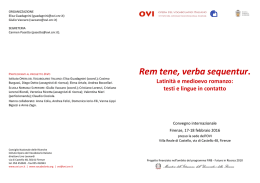 OVI programma DiVo 2016 - Istituto Opera del Vocabolario Italiano