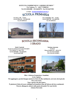 1. PTOF - Scuola Peyron