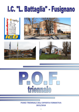 pof_triennale_2015-2018 - Istituto Comprensivo Battaglia