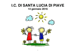presentazione - Istituto Comprensivo di Santa Lucia di Piave