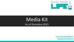 Media Kit - SocialMediaLife.it