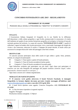 regolamento - Associazione Italiana Insegnanti Geografia