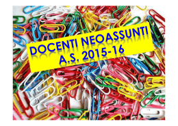 Slide - Neoassunti 2015_16