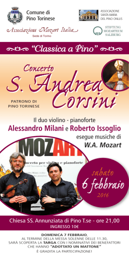 Concerto S. Andrea Corsini - SS. Annunziata Parrocchie SS