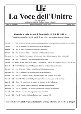 1 Uni3.indd - Unitre Catania