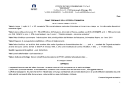 piano triennale dell`offerta formativa