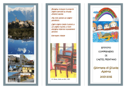 Brochure Open Day - istituto comprensivo castel frentano