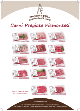 Carni Pregiate Piemontesi