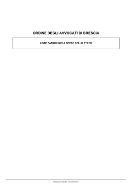 Scarica allegato - Ordine degli avvocati di Brescia
