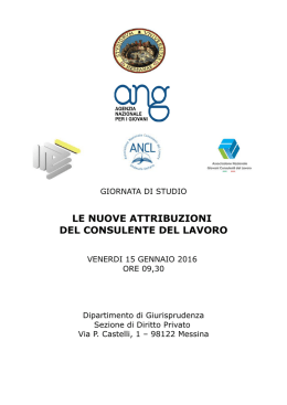 le nuove attribuzioni del consulente del lavoro